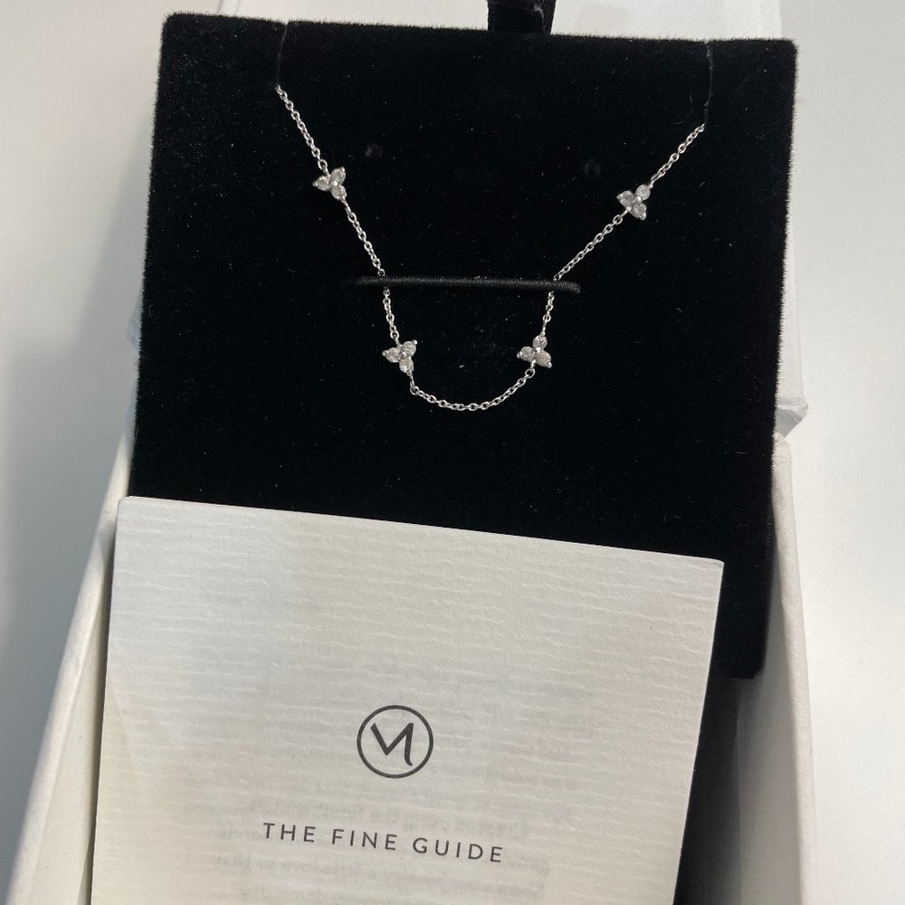 Mejuri Silver Mini Lotus Bracelet
